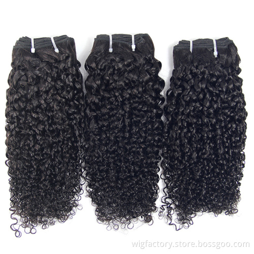 Cuticle Aligned 11a grade hair weave, vietnamese pixel curl double drawn human hair, unprocessed 11a mink brazilian hair